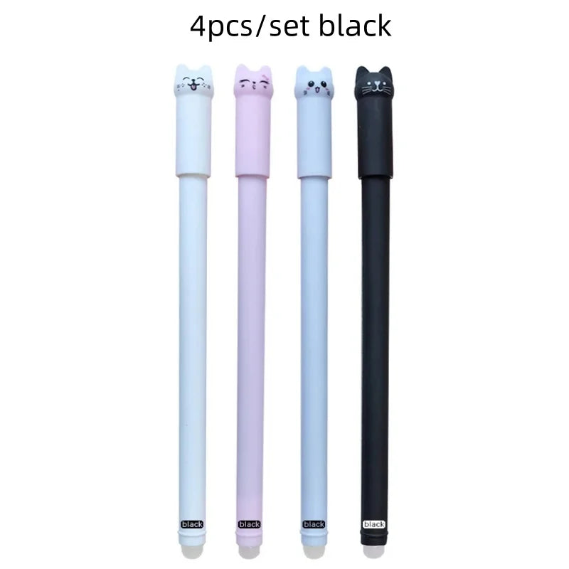 Creative Cat Erasable Gel Pens
