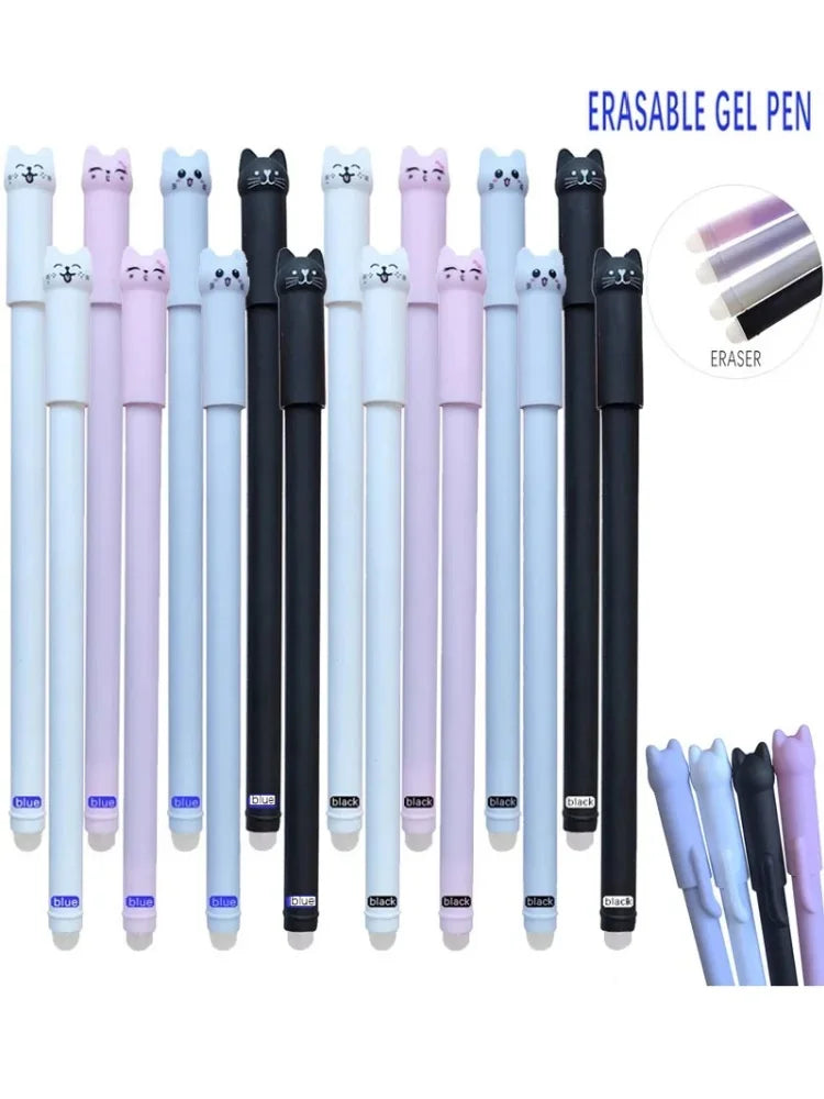 Creative Cat Erasable Gel Pens