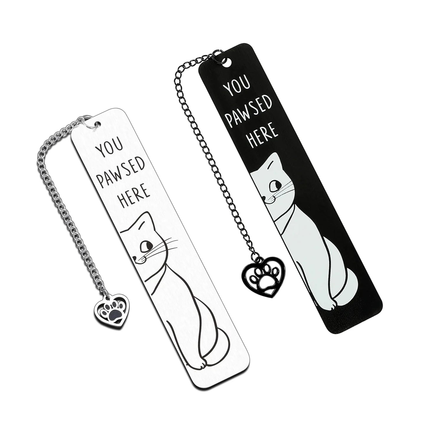 Funky Cat Bookmark with Tassel