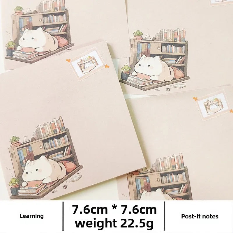 Adorable Cat Sticky Notes