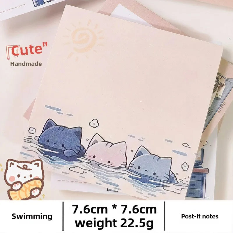 Adorable Cat Sticky Notes