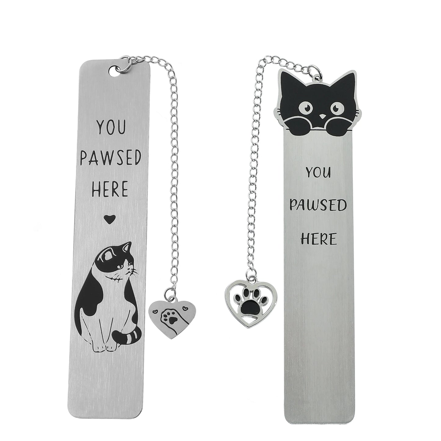 Funky Cat Bookmark with Tassel