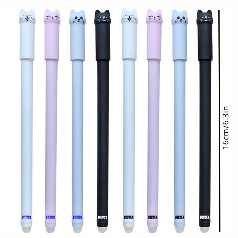 Creative Cat Erasable Gel Pens