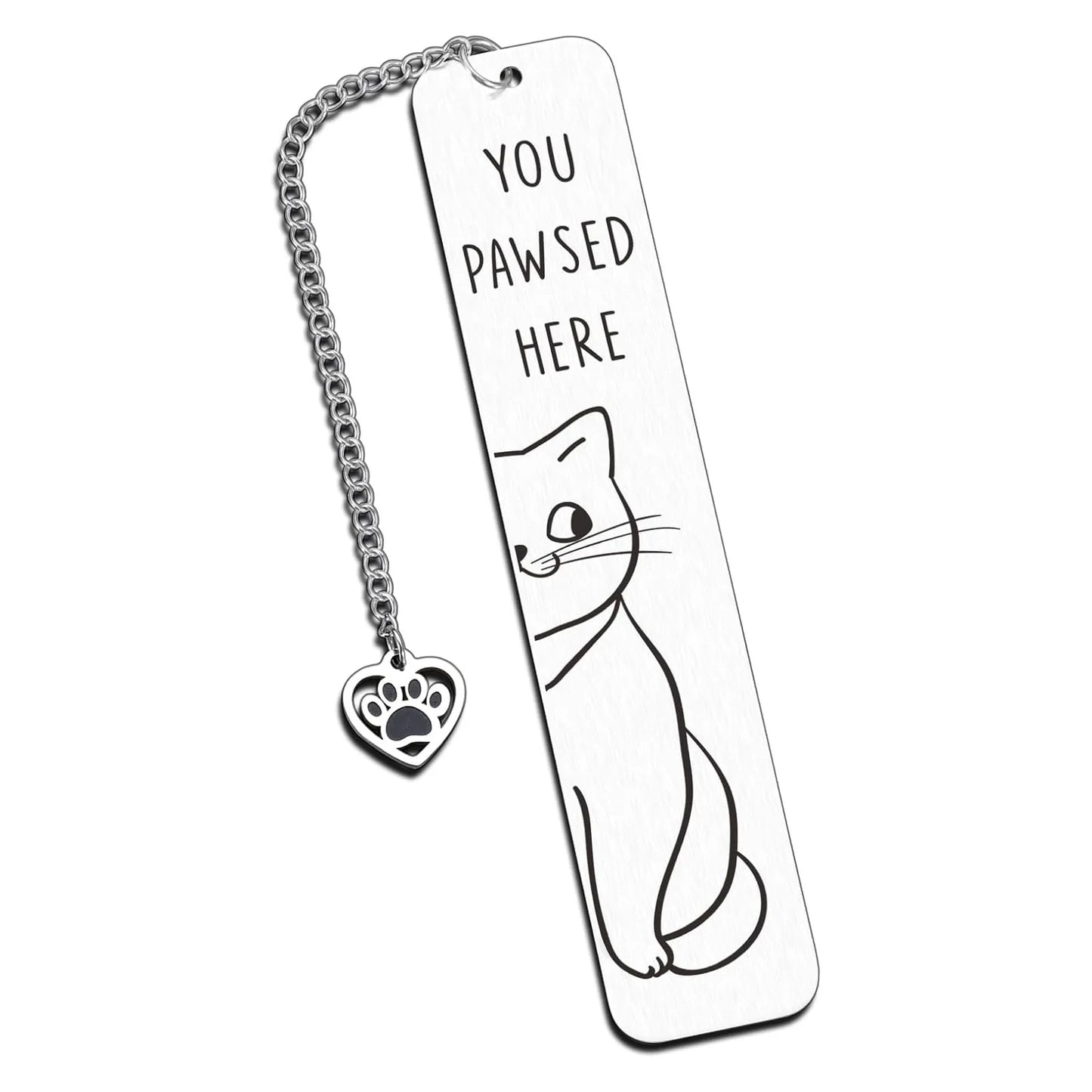 Funky Cat Bookmark with Tassel