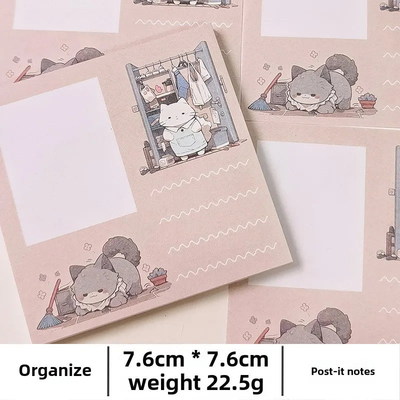 Adorable Cat Sticky Notes