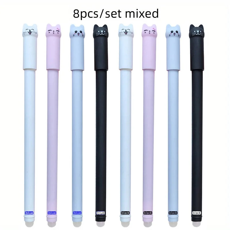 Creative Cat Erasable Gel Pens