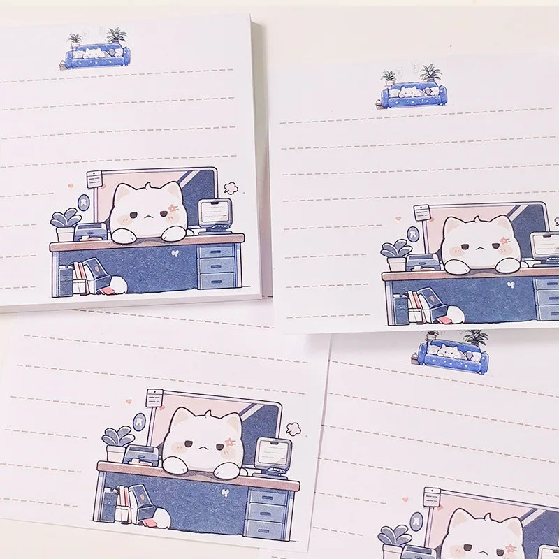 Adorable Cat Sticky Notes