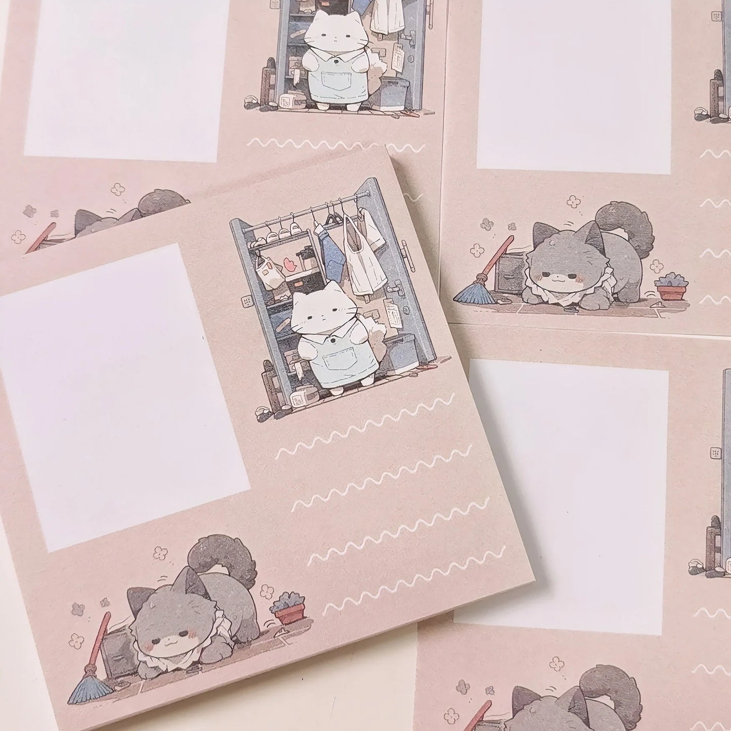 Adorable Cat Sticky Notes
