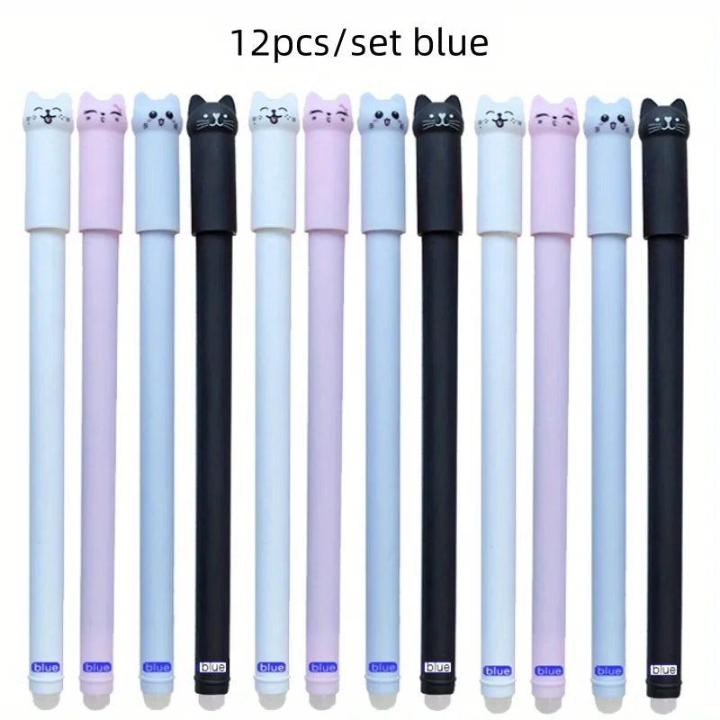 Creative Cat Erasable Gel Pens