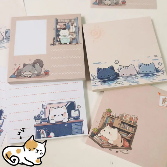 Adorable Cat Sticky Notes
