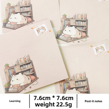 Adorable Cat Sticky Notes