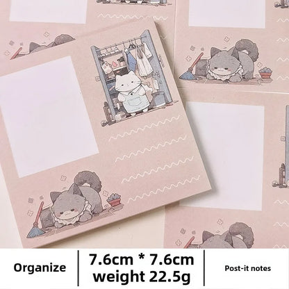 Adorable Cat Sticky Notes
