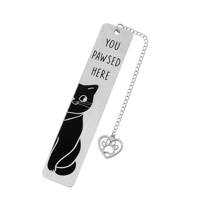 Funky Cat Bookmark with Tassel