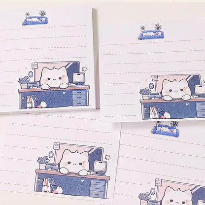 Adorable Cat Sticky Notes