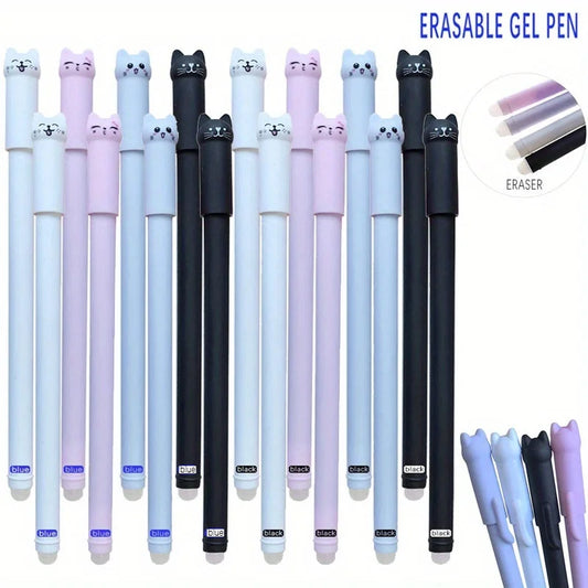 Creative Cat Erasable Gel Pens