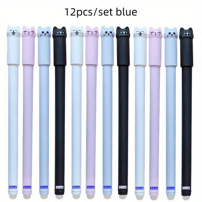 Creative Cat Erasable Gel Pens